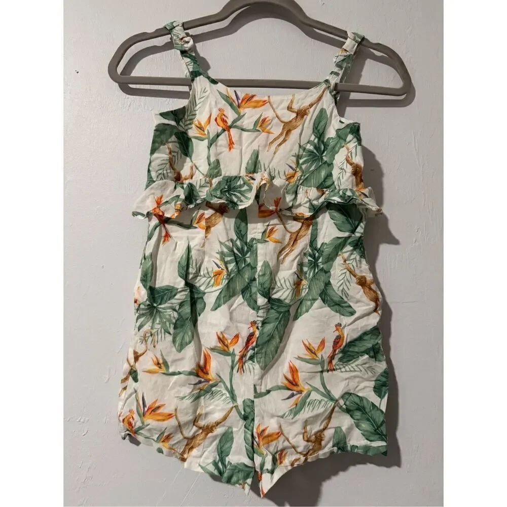 Janie and jack paradise palm jungle romper 8